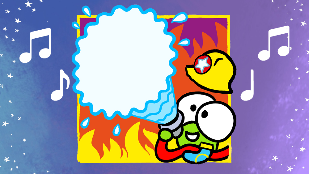 F - Froggie is a Firefighter