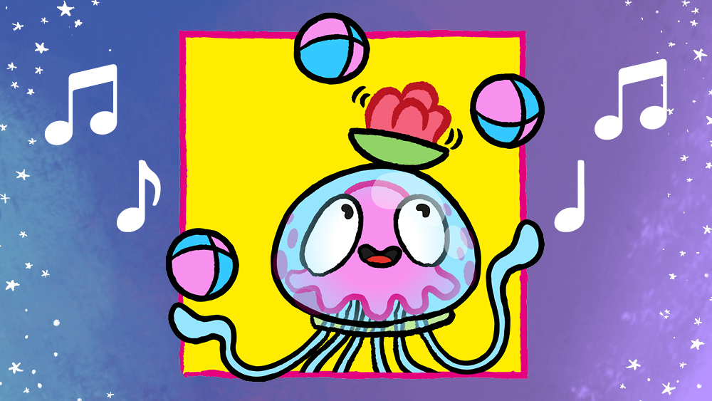 J - Juggle Like a Jellyfish